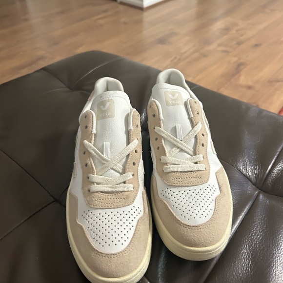 Veja Shoes - Veja Cream and White Casual Sneakers